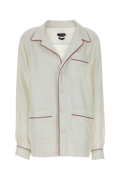Tom Ford Silk twill pj shirt