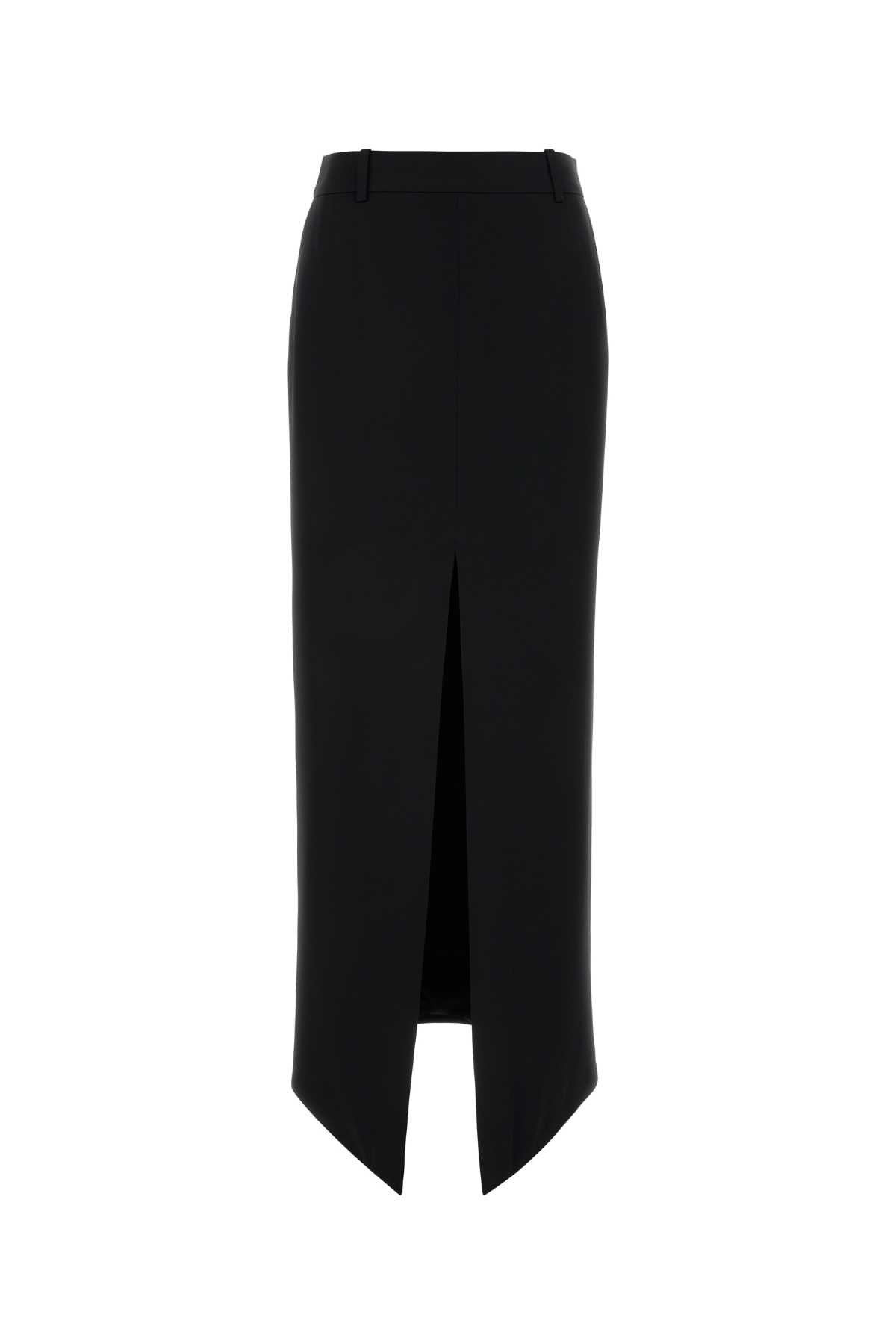 Tom Ford Crepe envers satin tailored skirt