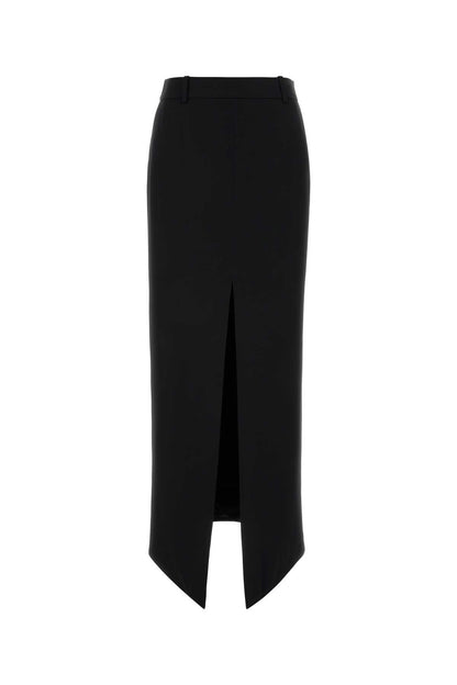 Tom Ford Crepe envers satin tailored skirt