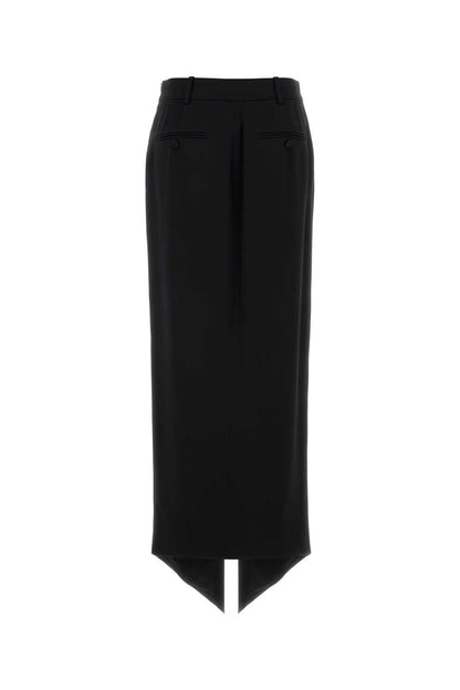 Tom Ford Crepe envers satin tailored skirt