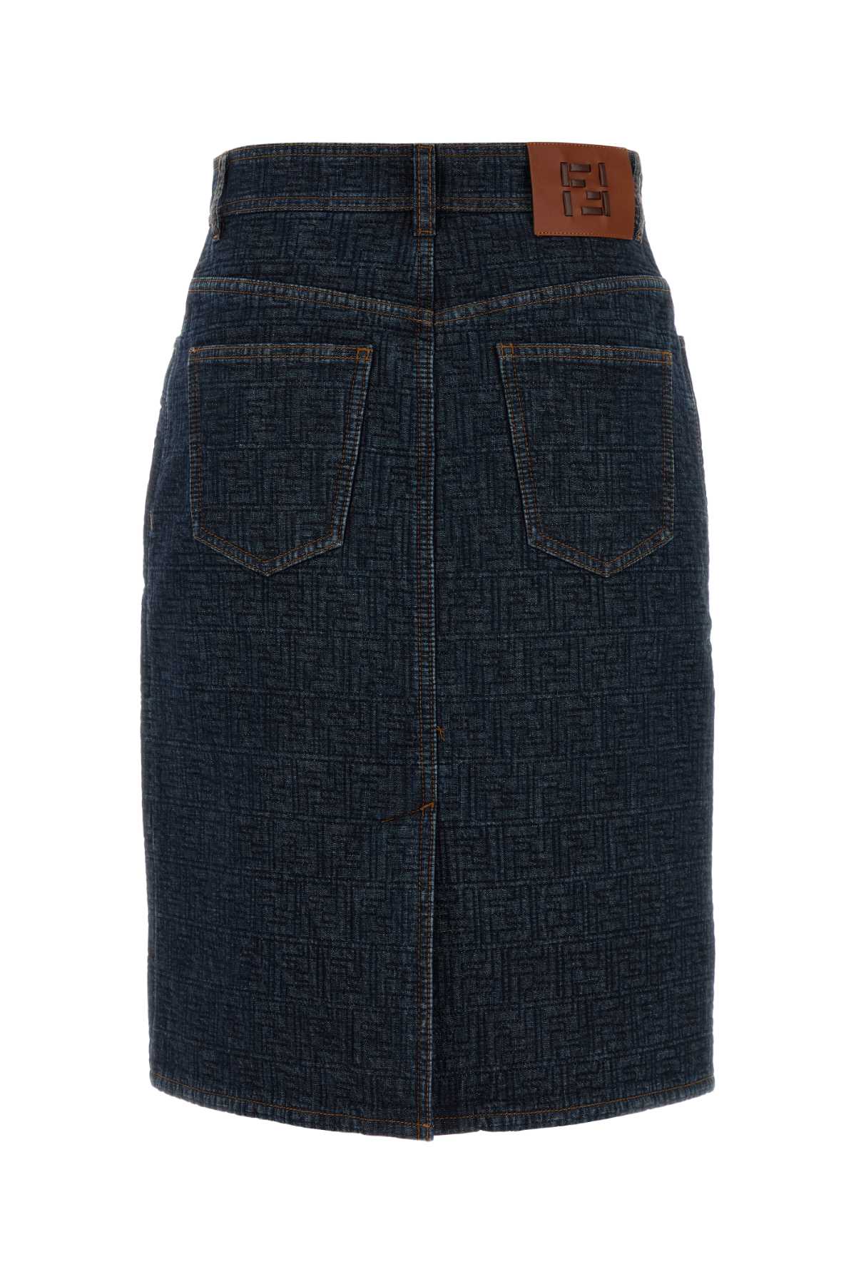 Fendi Gonna ff padded deni