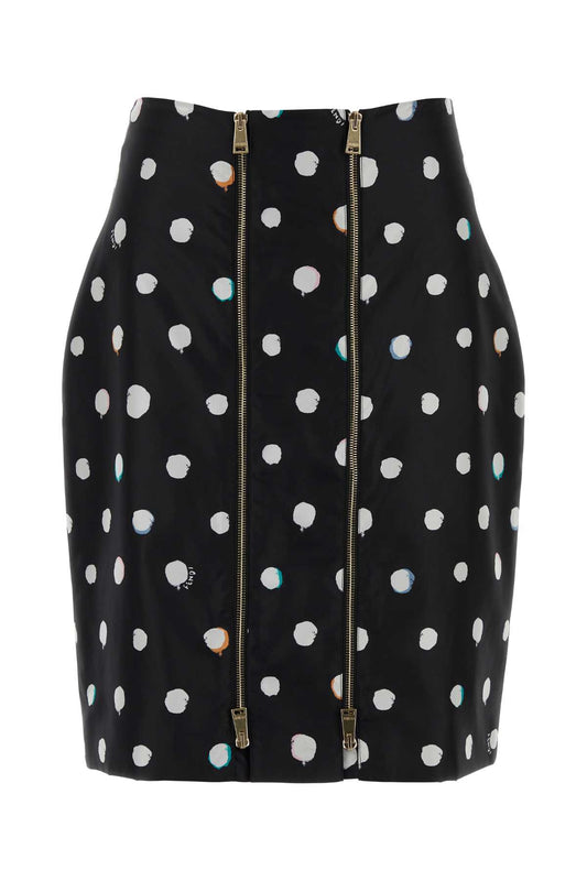Fendi Gonna dots nera