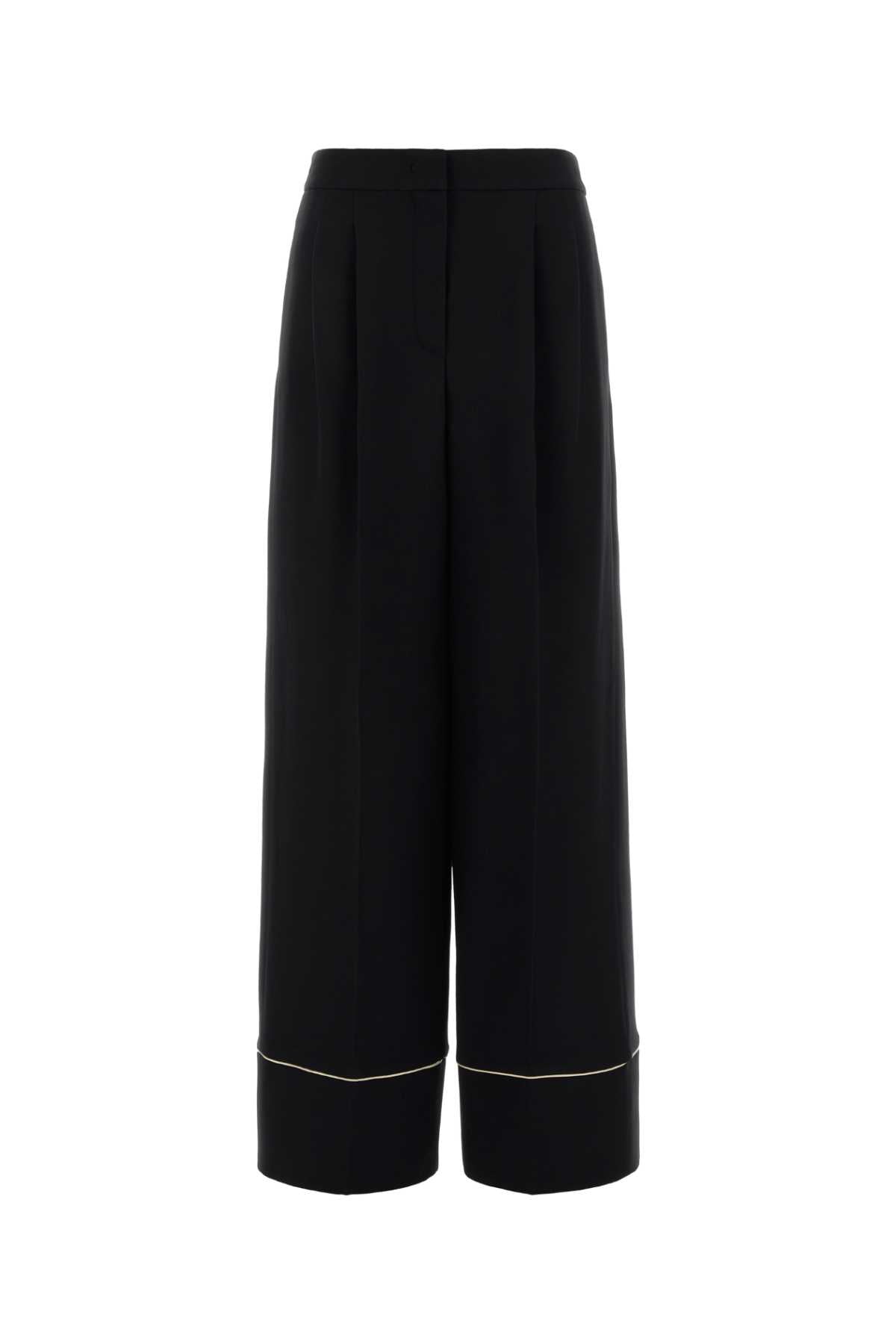 Fendi Pantalone wool silk