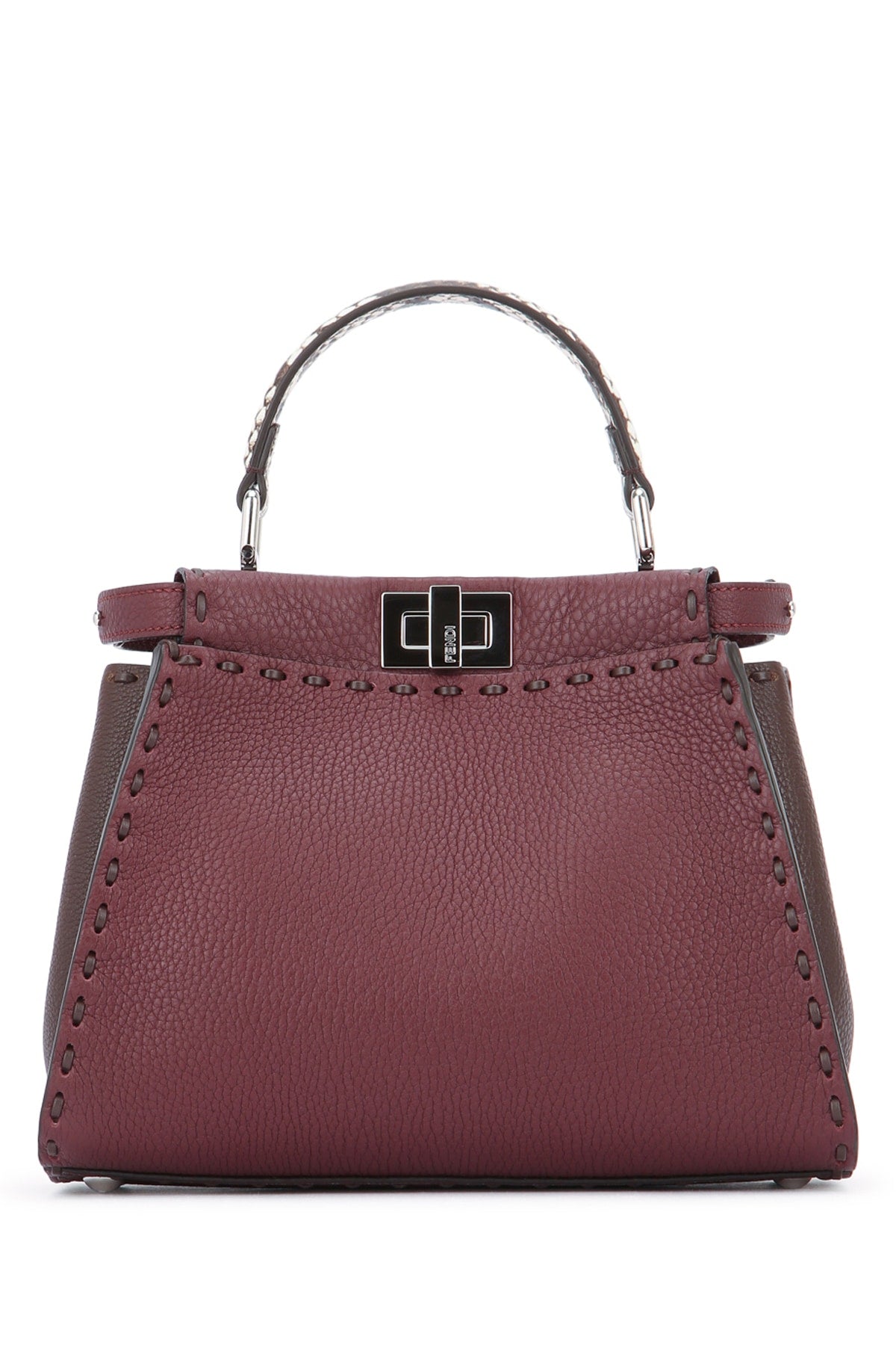 Fendi W.top handle/peekaboo/calf
