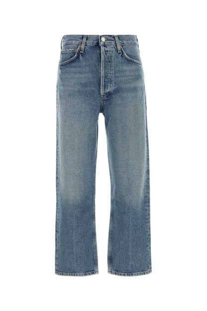 Agolde 90's crop m/r loose straight in vault