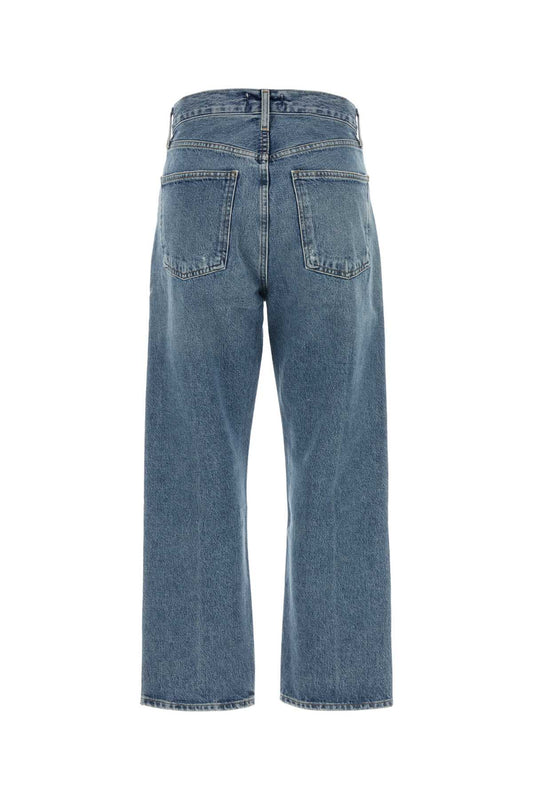 Agolde 90's crop m/r loose straight in vault
