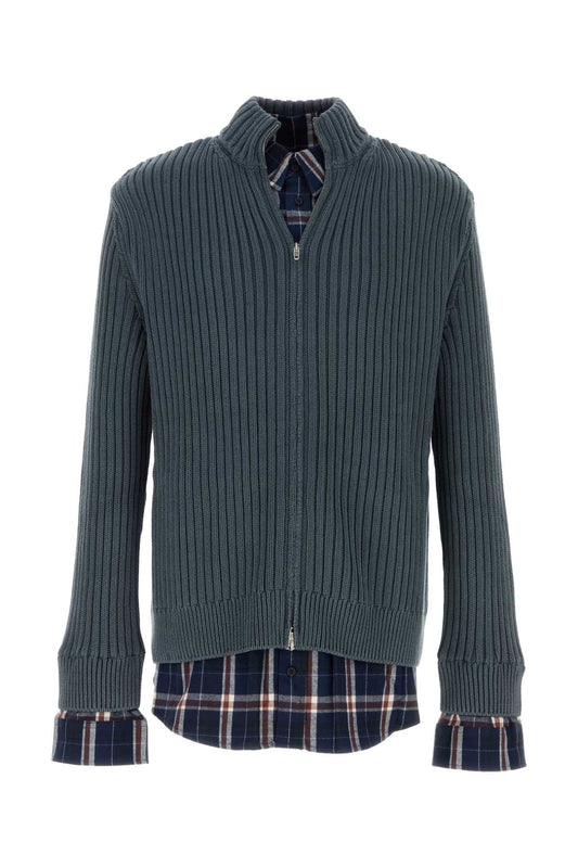 Balenciaga Layered zip sweater