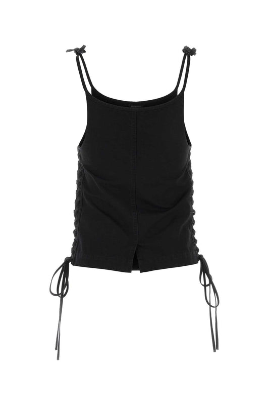 Balenciaga Lace-up tank top