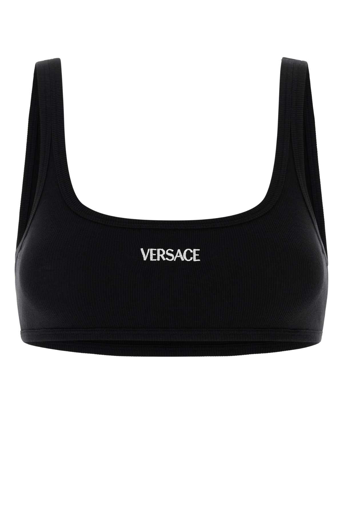 Versace Bra bio cotton rib