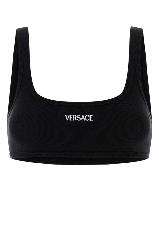 Versace Bra bio cotton rib
