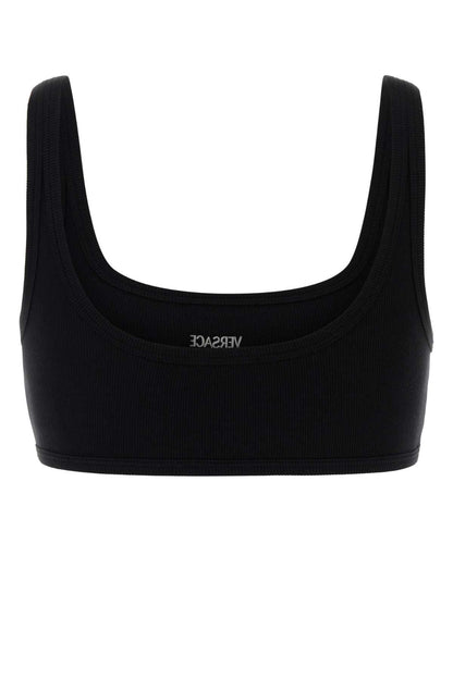 Versace Bra bio cotton rib