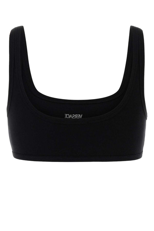 Versace Bra bio cotton rib