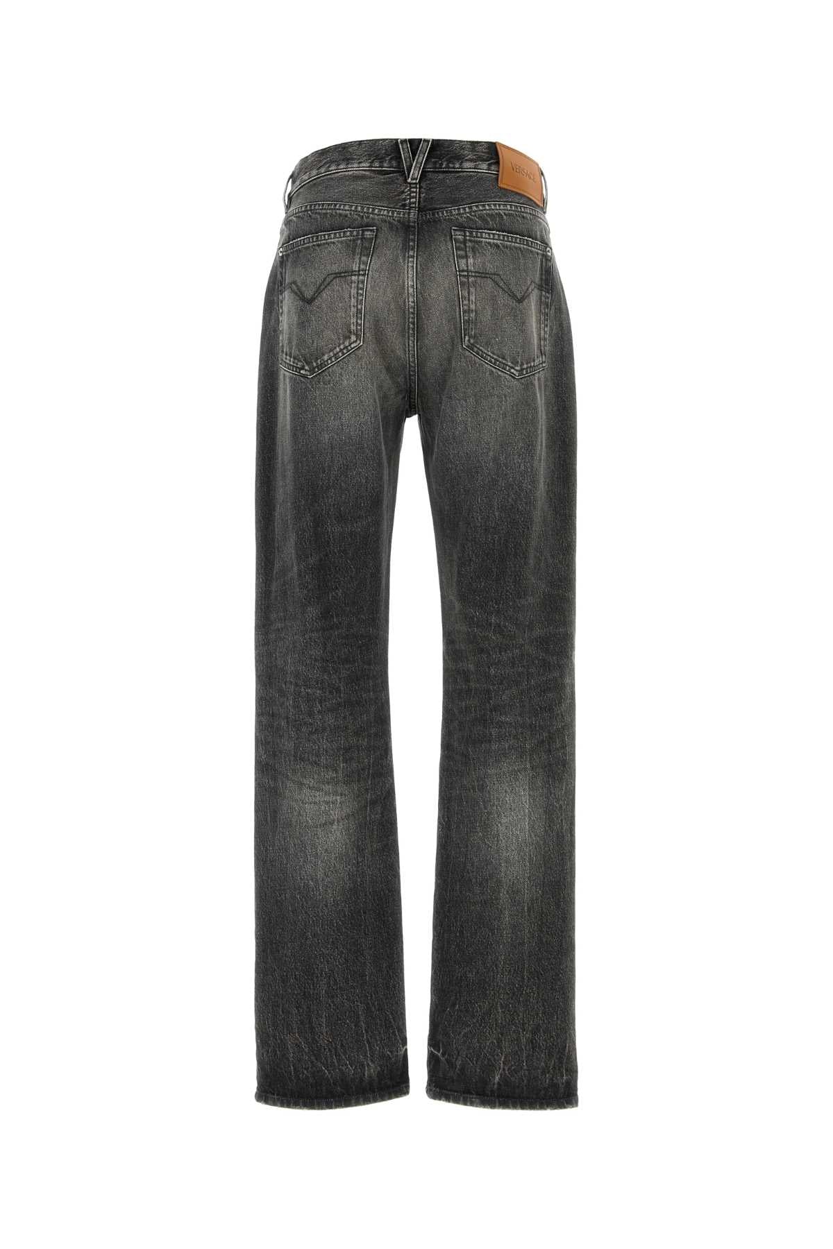 Versace Pant denim denim stone wash medium grey