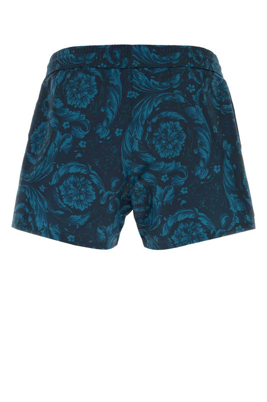 Versace Swim boxer nylon golfo recycled fabric all over ba