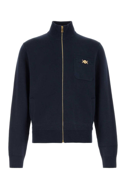 Versace Knit sweater cotton cashmere blend lounge