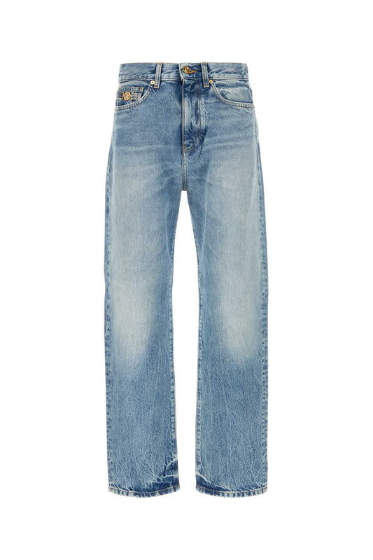 Versace Pant denim denim stone wash light blue