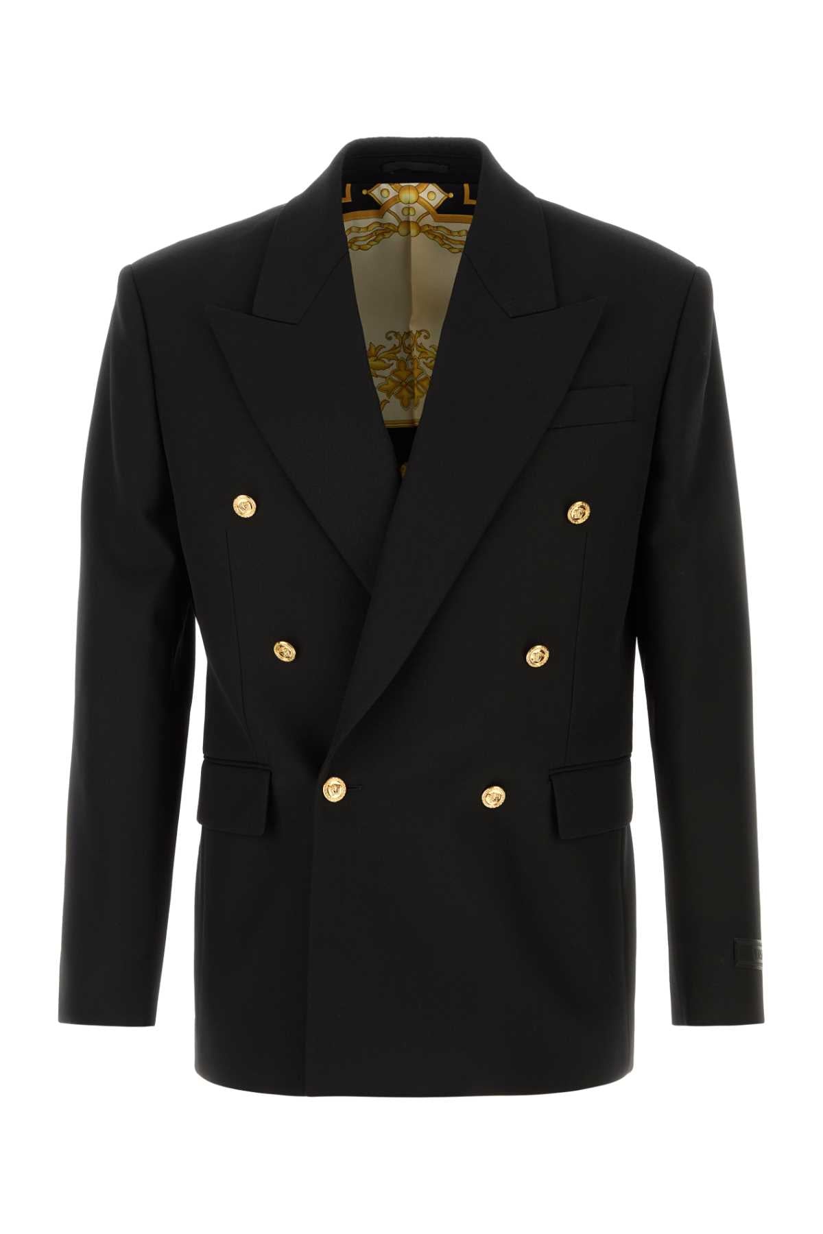 Versace Formal jacket compact wool fabric