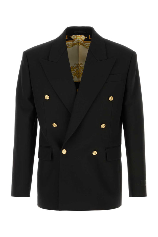 Versace Formal jacket compact wool fabric