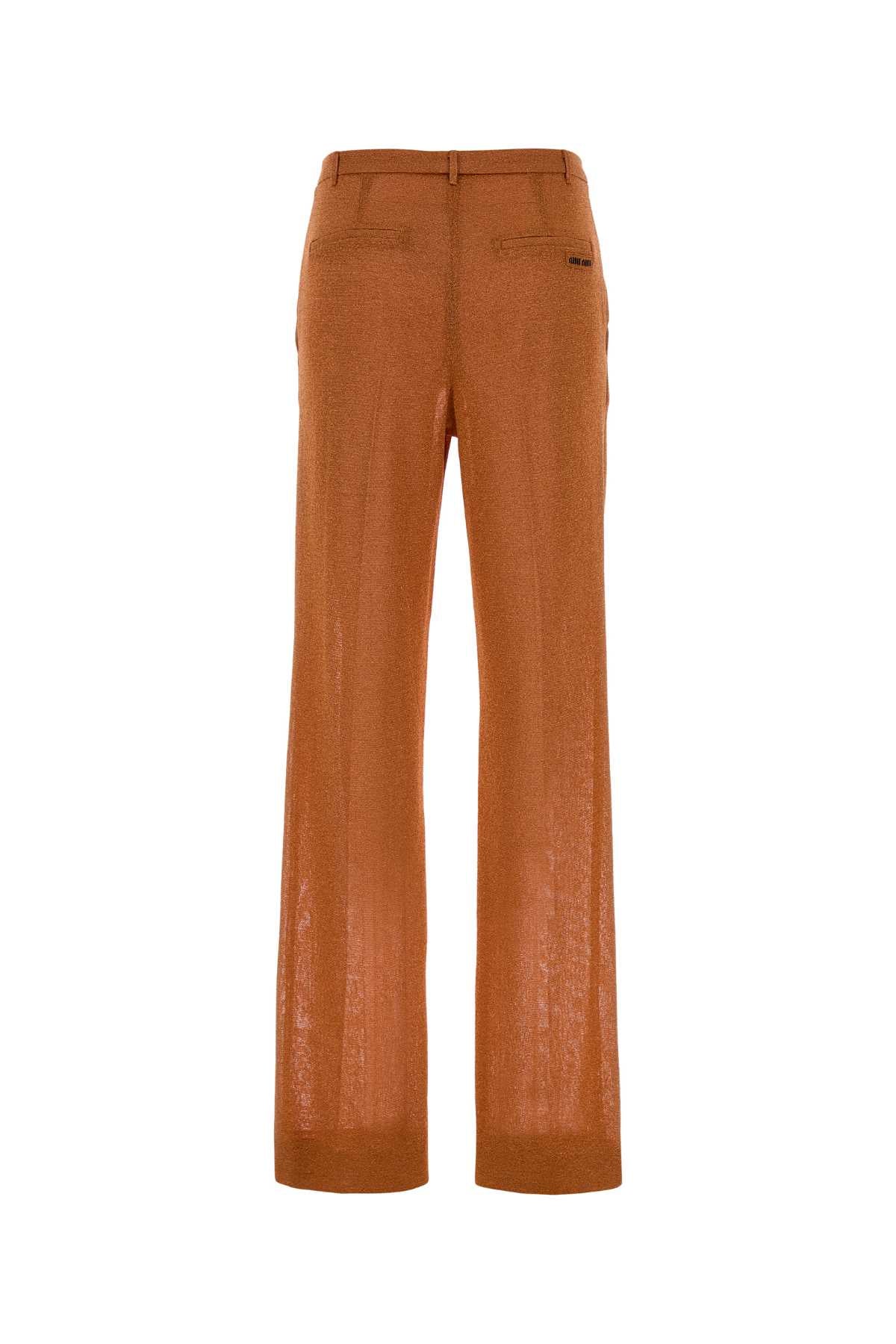 Miu Miu Pantaloni lurex