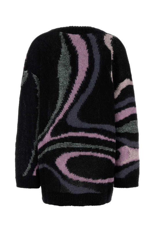 Emilio Pucci L.s. cardigan - marmo grunge - placed