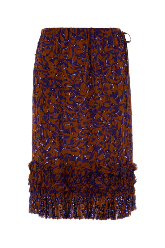 Dries Van Noten 00330-scotts emb 3006 w.w.skirt