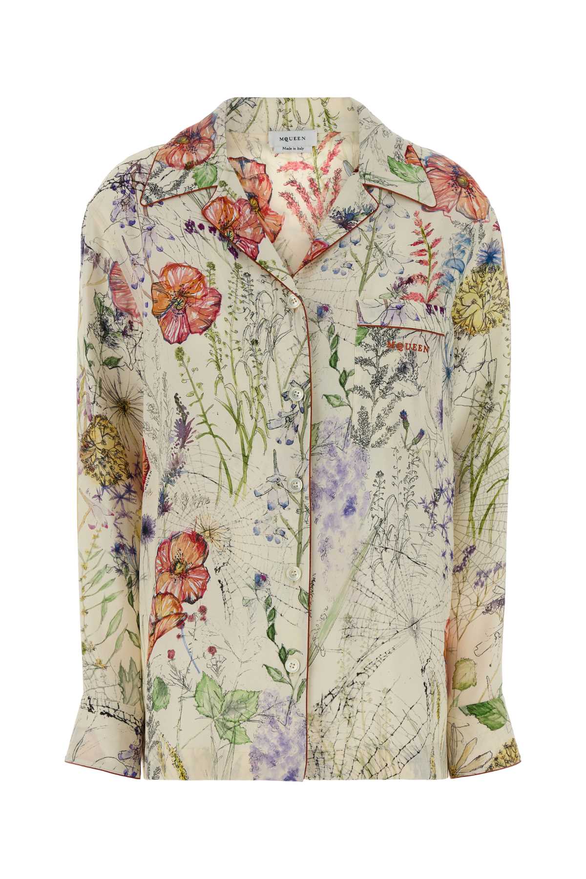Alexander Mcqueen Puff slv lace shirt