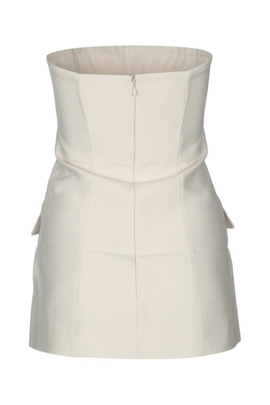 Toteme Strapless crepe pocket top