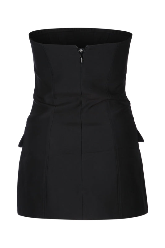 Toteme Strapless crepe pocket top