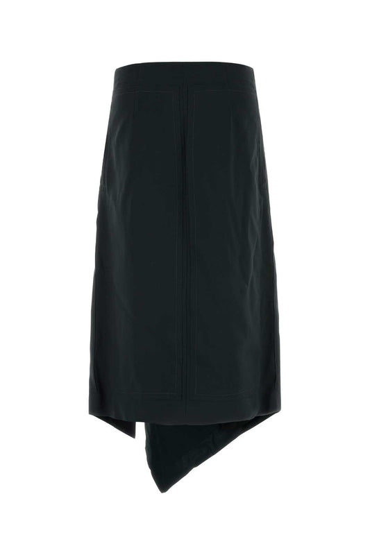 Ami Tailored midi wrapped skirt