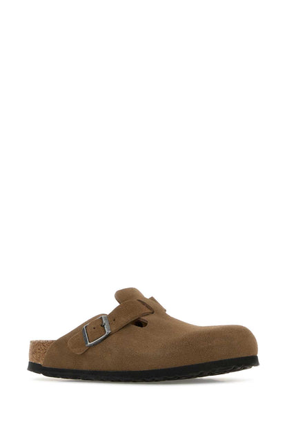 Birkenstock Boston sfb dark tea, suede leather