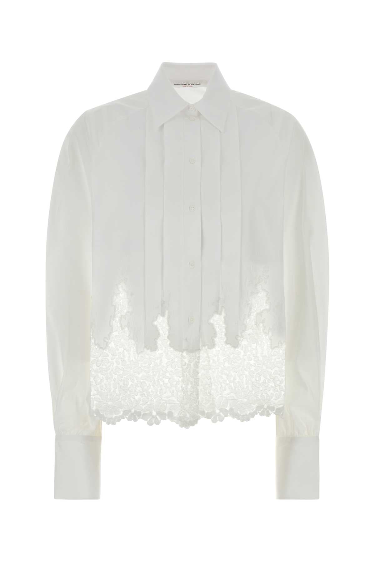 Ermanno Scervino Camicia con ricamo