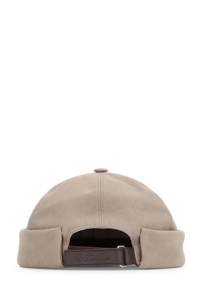 SASHA BEANIE TWISTED LINEN FLOWER RASO HATS