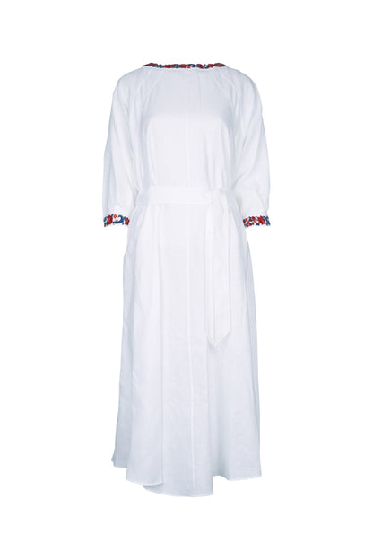 MINA EMBROIDERED DRESS EMBROIDERED SOLAIRE DRESSES