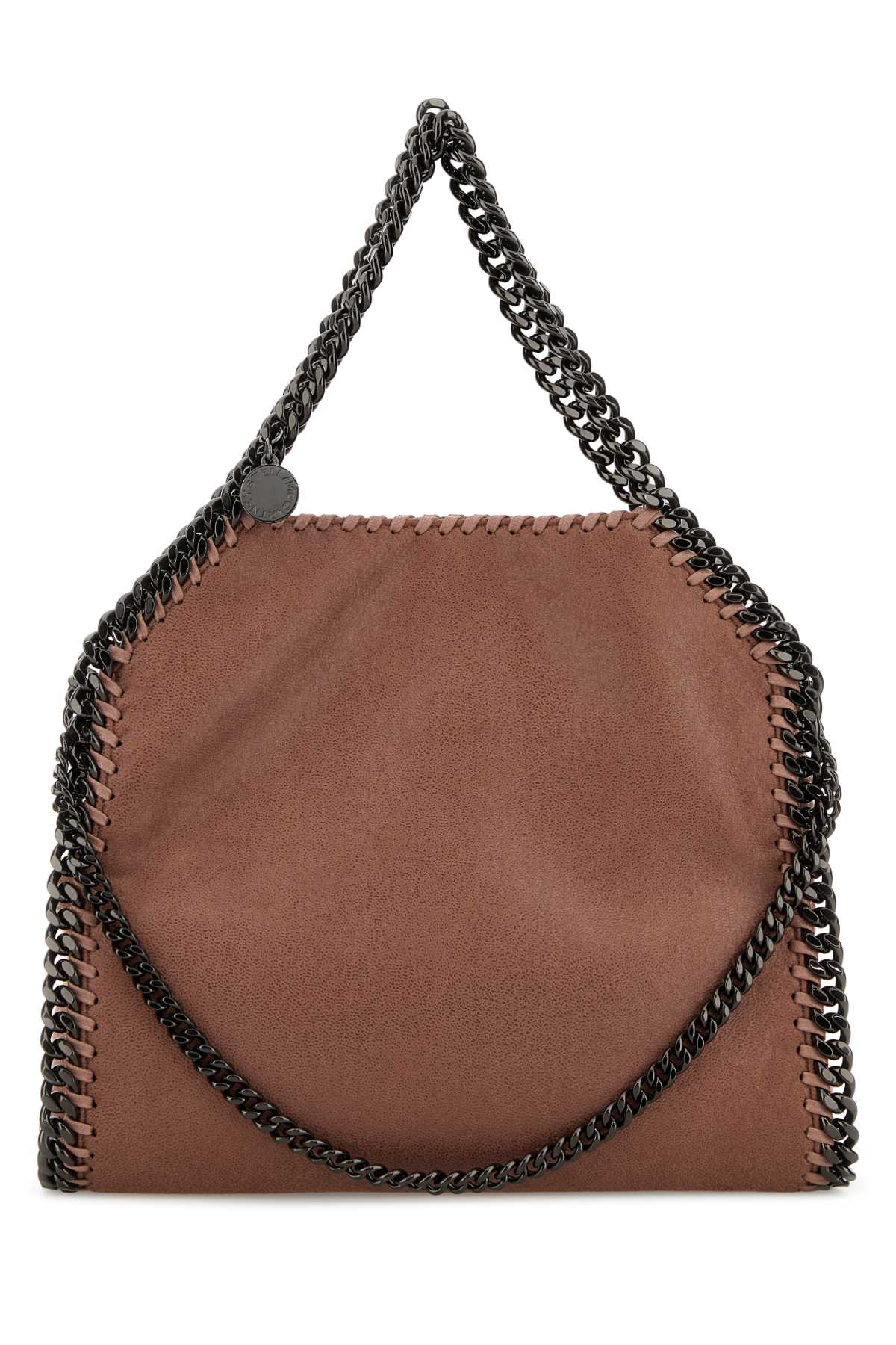 Stella Mccartney Mini tote eco shaggy deer w/dark ruthenium color c