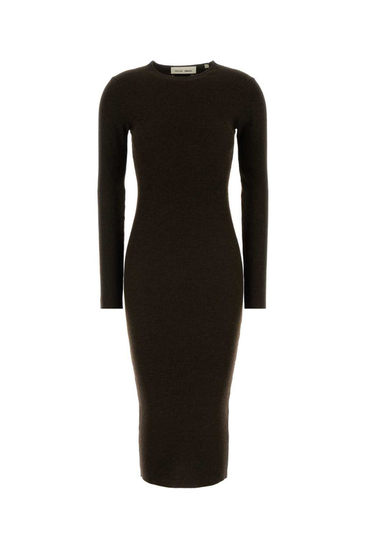 Fear Of God Essential Womens rib long sleeve dress