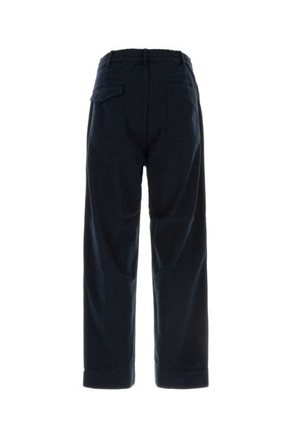 SILK NEP COTTON TWILL DECK PANTS PANTS