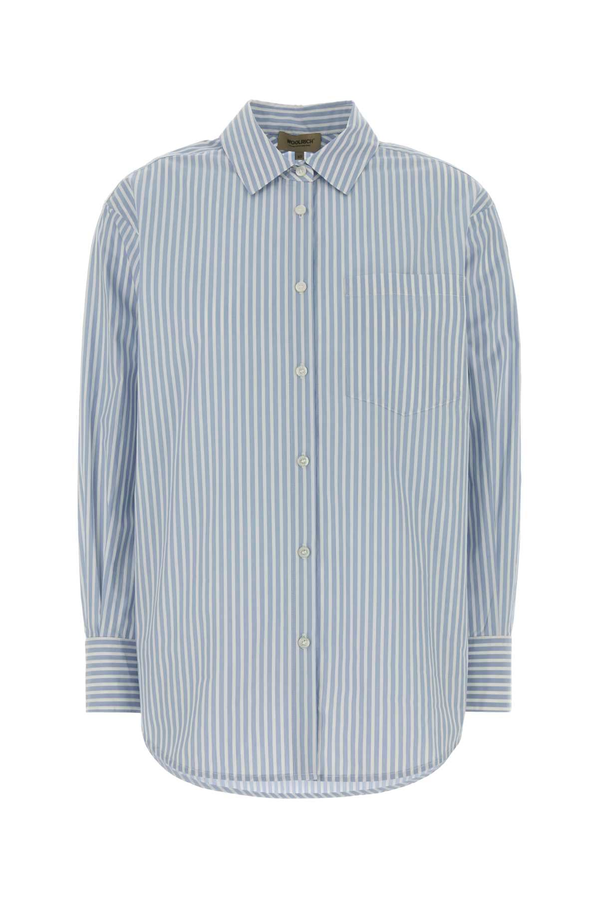 Woolrich Striped cotton boyfriend