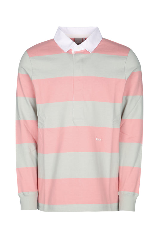 Dior Homme Polo rugby righe rosa