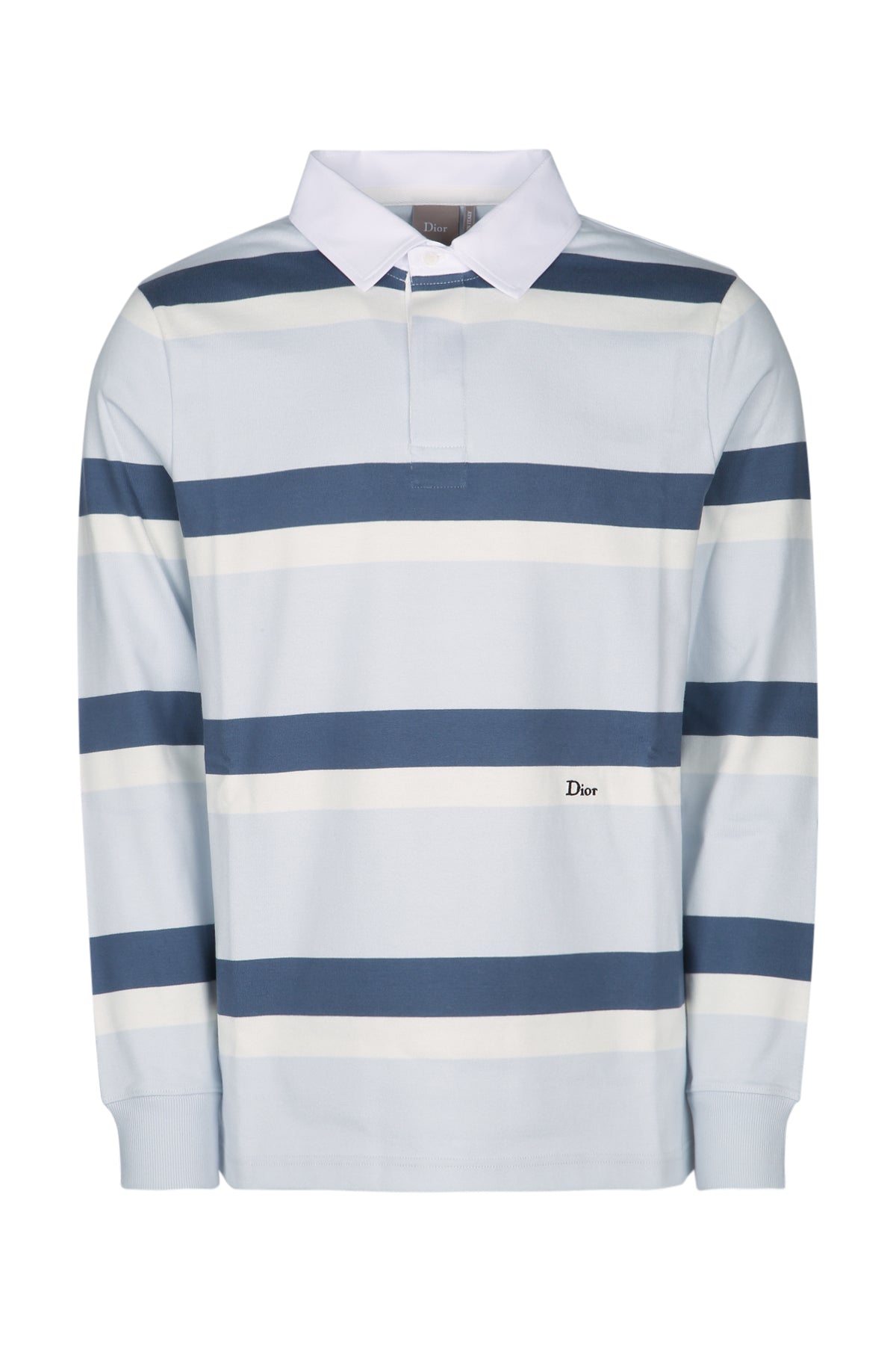 RUGBY POLO AZZURRA RIGHE POLO