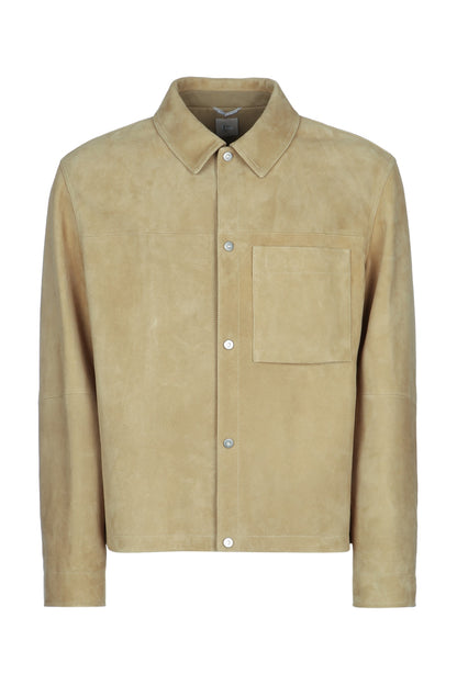 SUEDE JKT LOGO JACKETS
