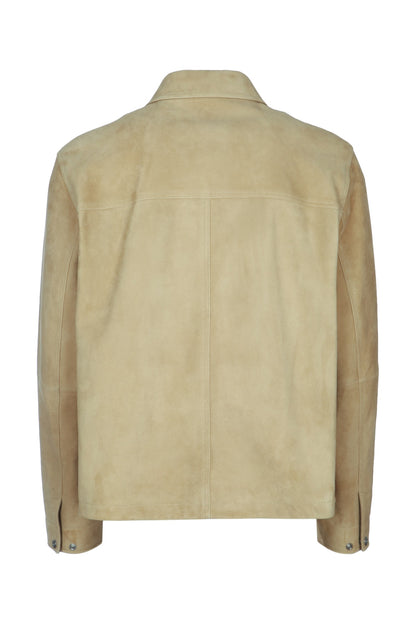 SUEDE JKT LOGO JACKETS
