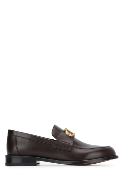 ARCHIE LOAFER BROWN GOLD LOAFERS