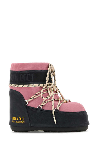 Moon Boot Mb x gir icon low suede beads grey/rose
