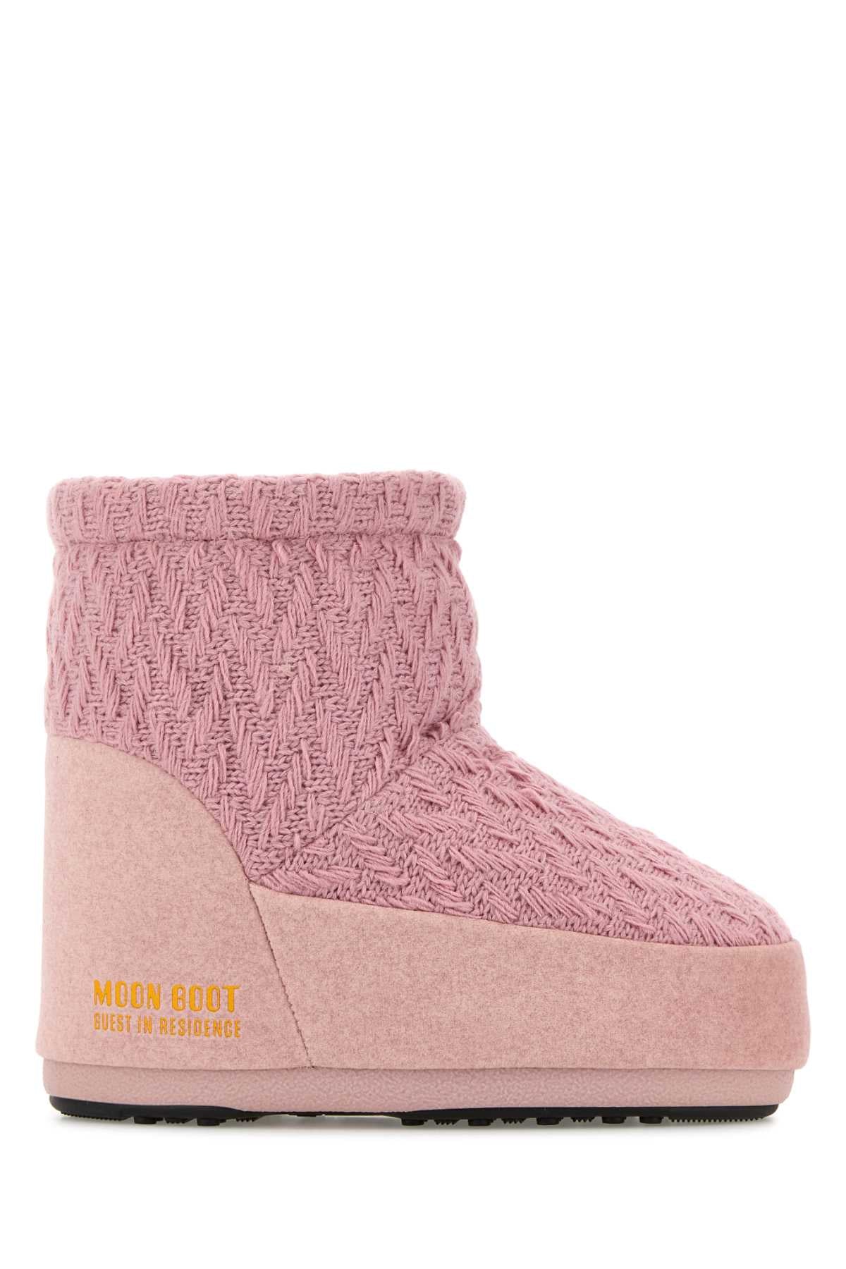 Moon Boot Mb x gir icon low nolace knit rose