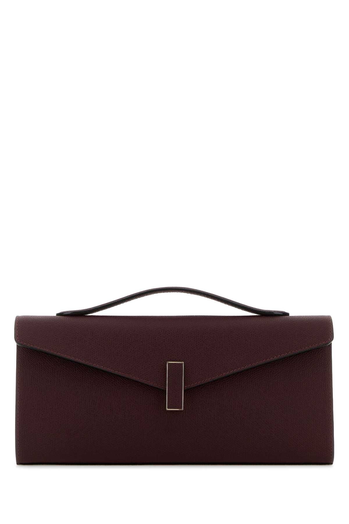 Valextra Iside clutch with handle and strap