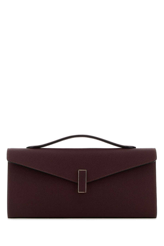 Valextra Iside clutch with handle and strap