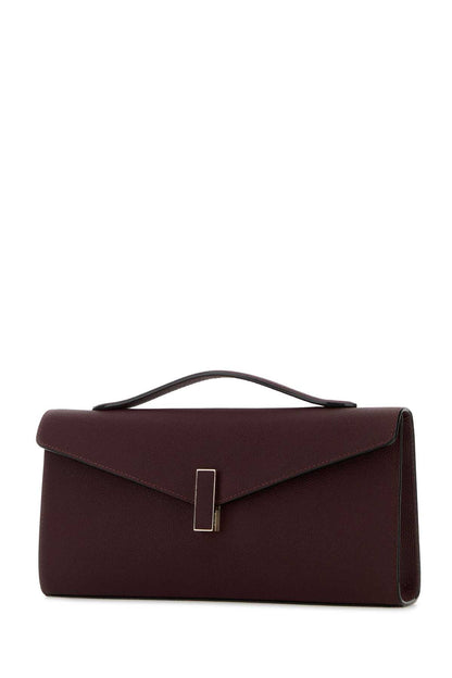 Valextra Iside clutch with handle and strap