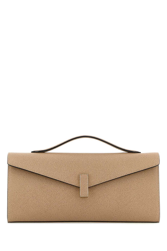 Valextra Iside clutch with handle and strap