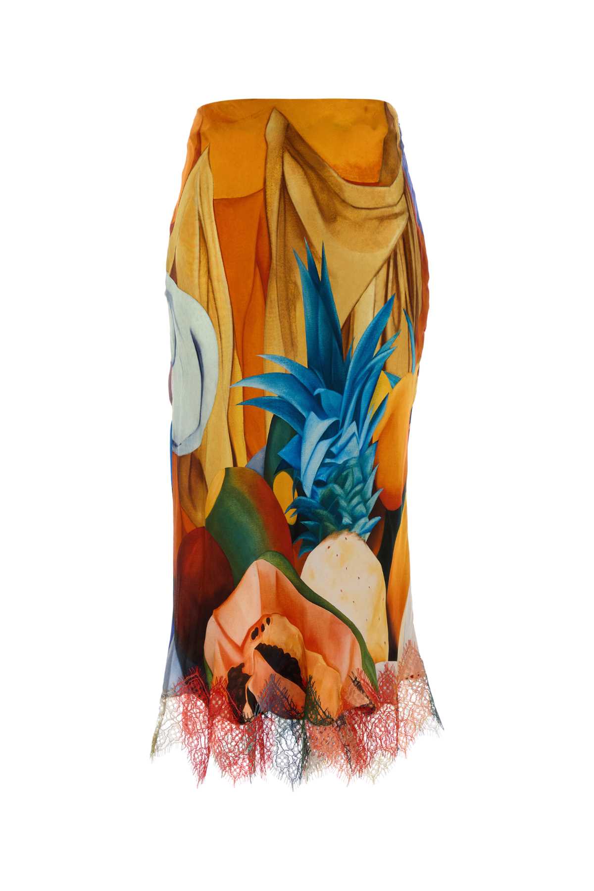 SALPICON SILK LONG SKIRT SKIRTS