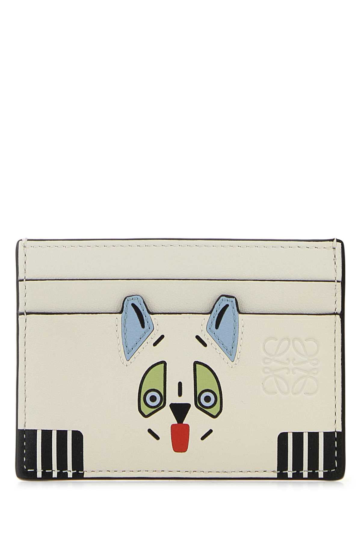 Loewe Plain cardholder futurist cat